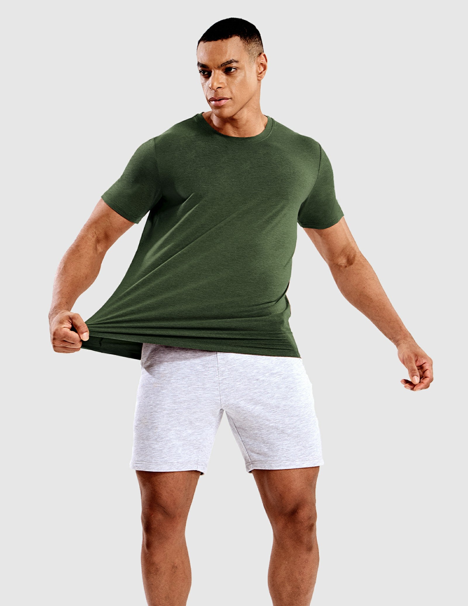 MIER Men’s Buttery Soft Short Sleeve Dry Fit Athletic T-Shirt Men's Shirt