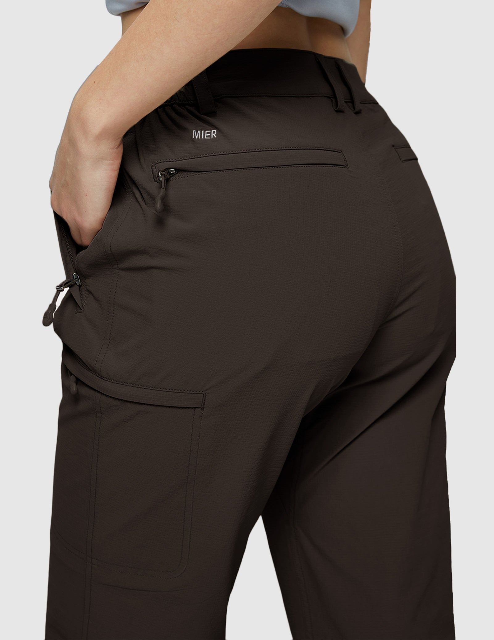 Pantalon cargo à séchage rapide pour femmes Pantalon de randonnée tactique léger