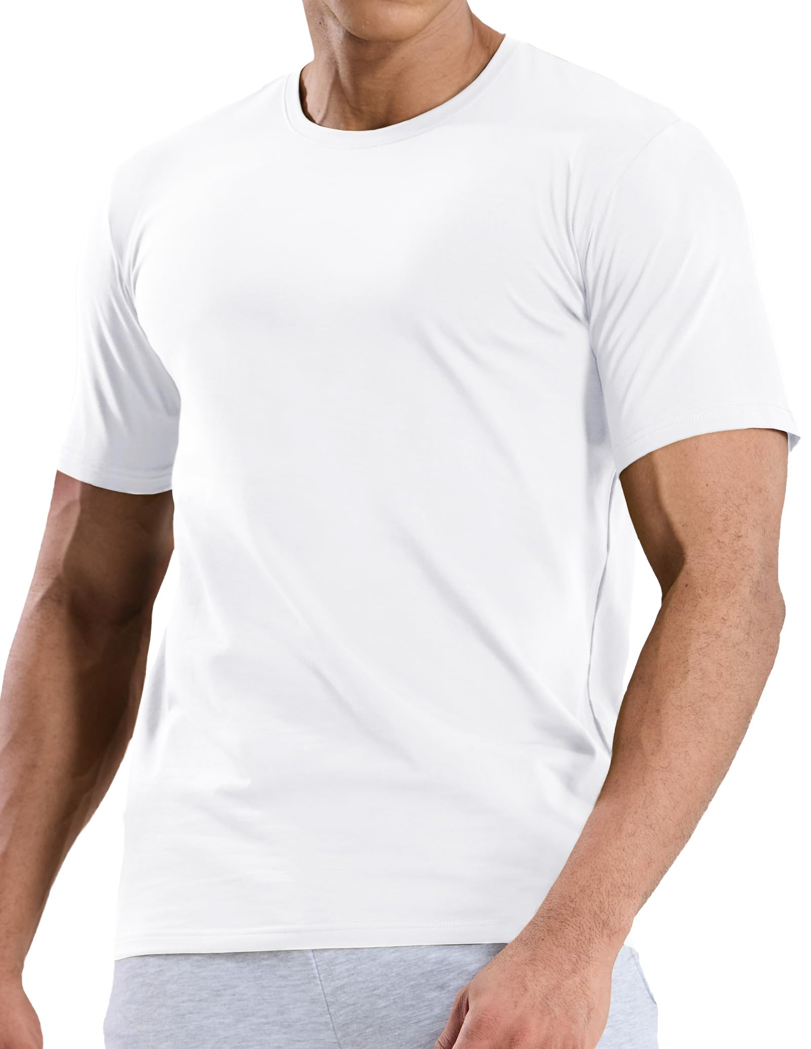 Men's Cotton T-Shirts Ultra Soft Tee Tops for Casual Work