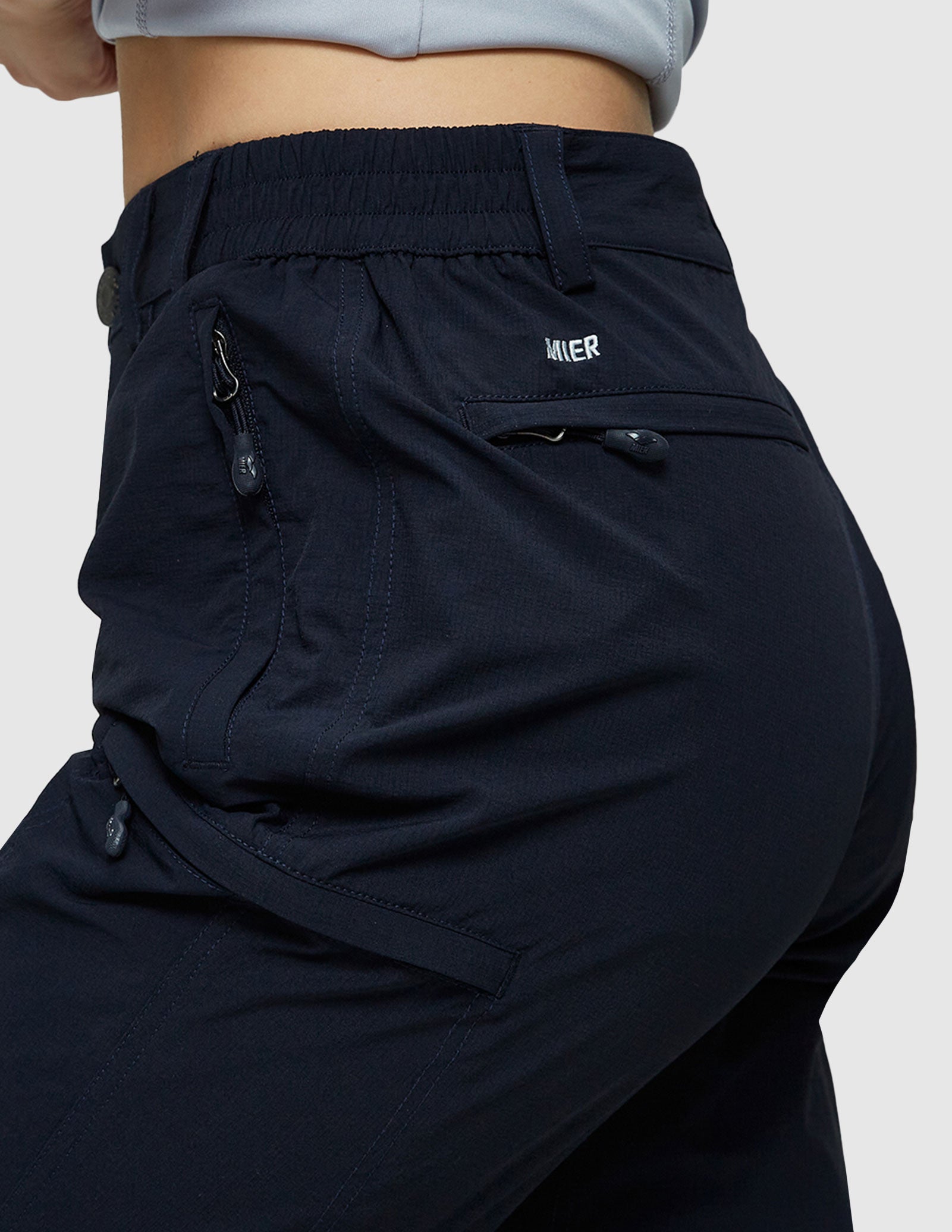 Pantalon cargo à séchage rapide pour femmes Pantalon de randonnée tactique léger