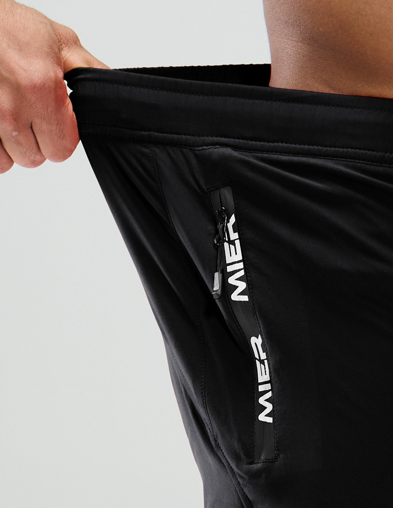 MIER Men's 3 Inch Dry Fit Running Shorts with Brief Liner Men's Shorts