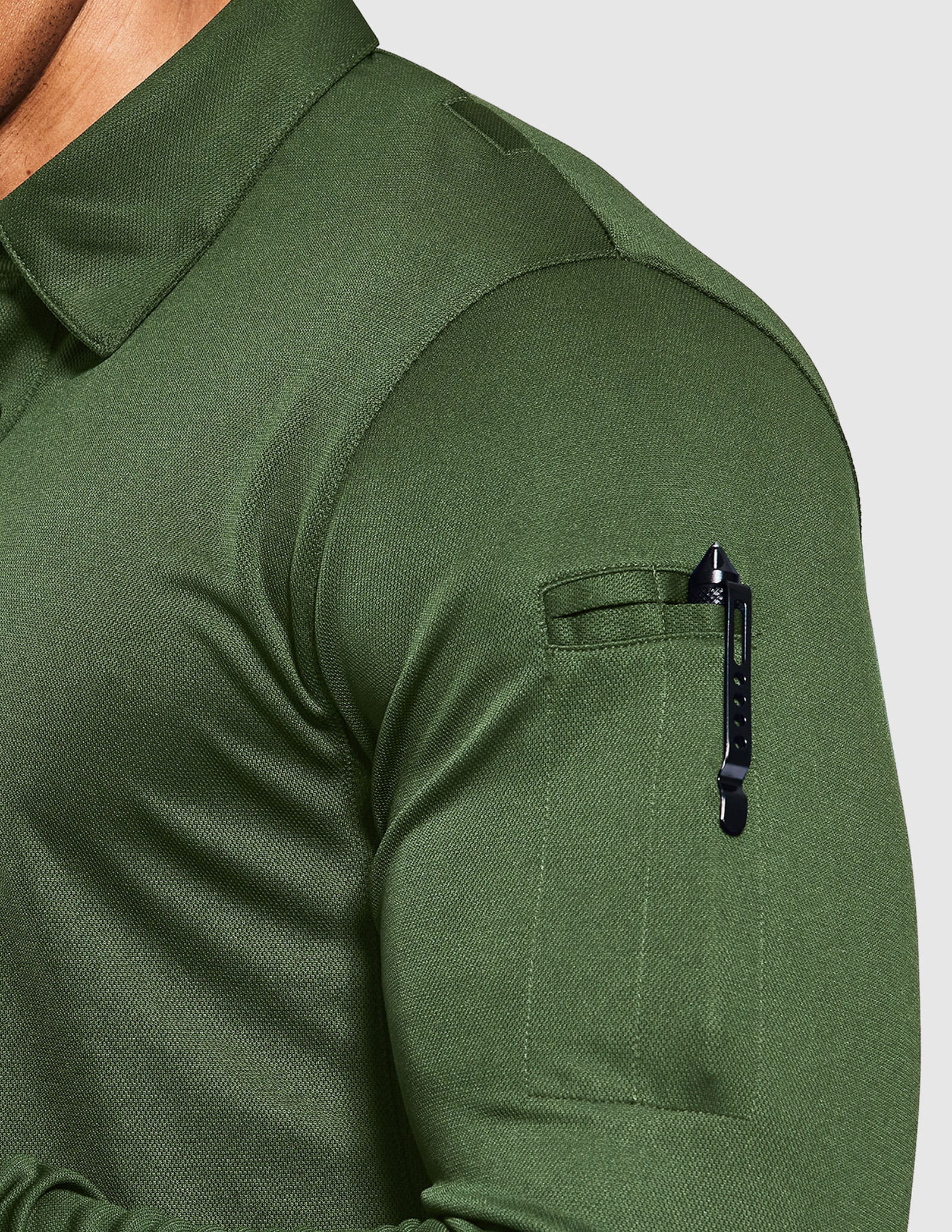 Men's Outdoor Tactical Long Sleeve Polo Shirts Quick Dry