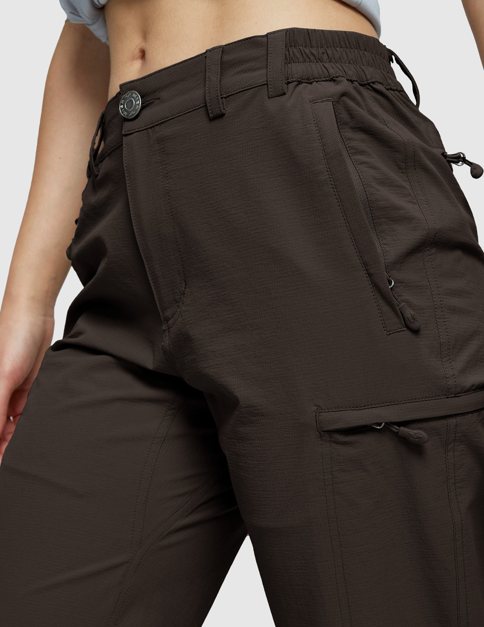 Pantalon cargo à séchage rapide pour femmes Pantalon de randonnée tactique léger