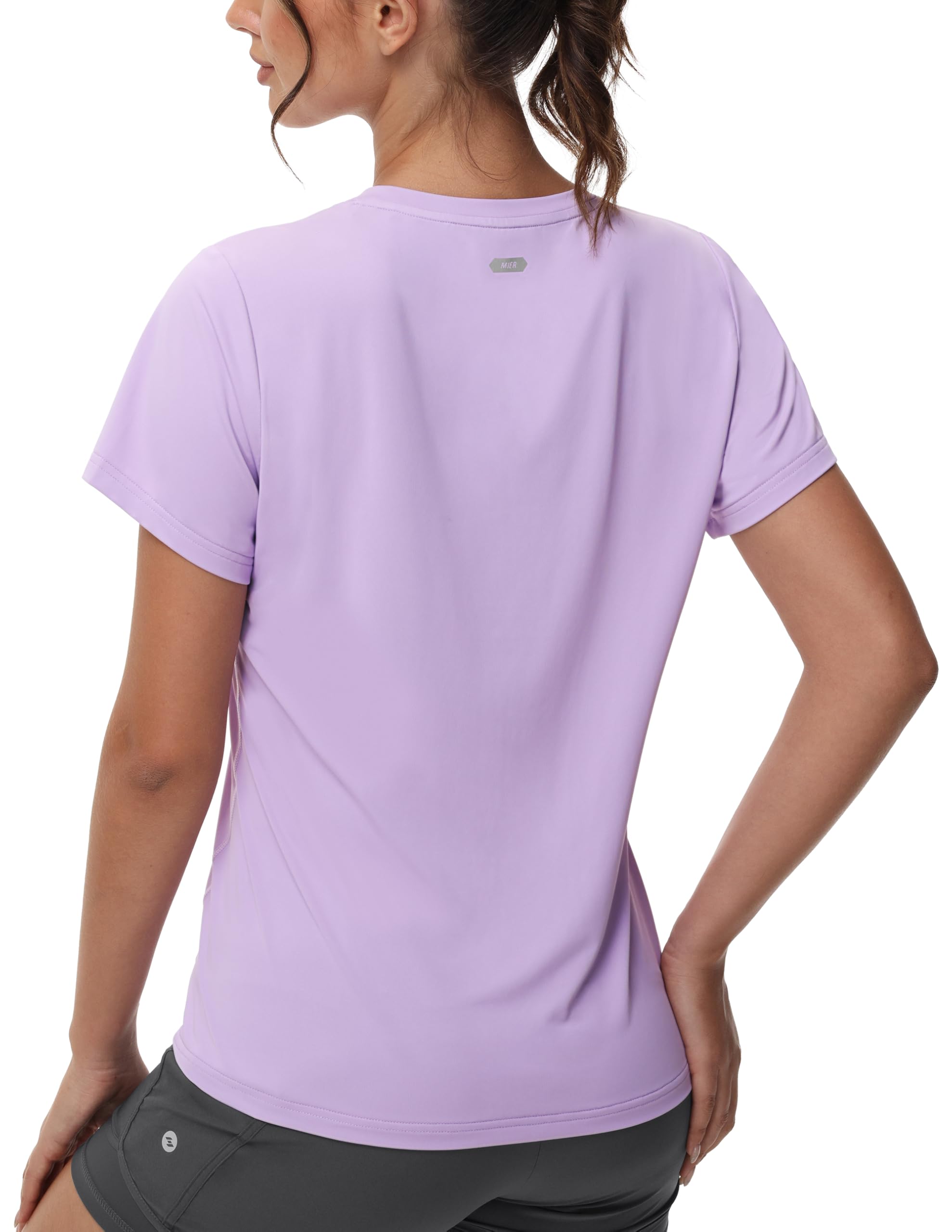 Women's Dry Fit Athletic Shirts Workout T-shirt Tops