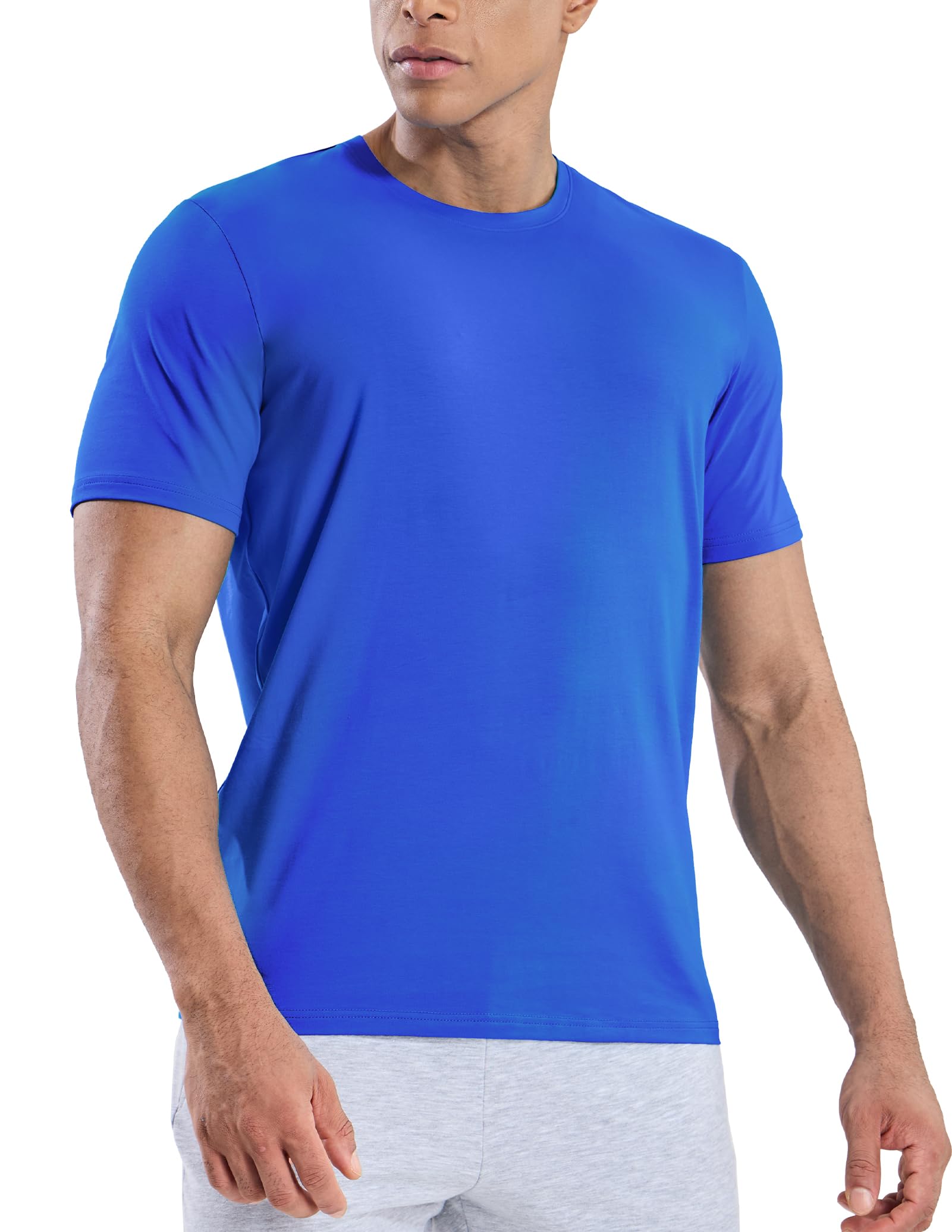 Men's Cotton T-Shirts Ultra Soft Tee Tops for Casual Work