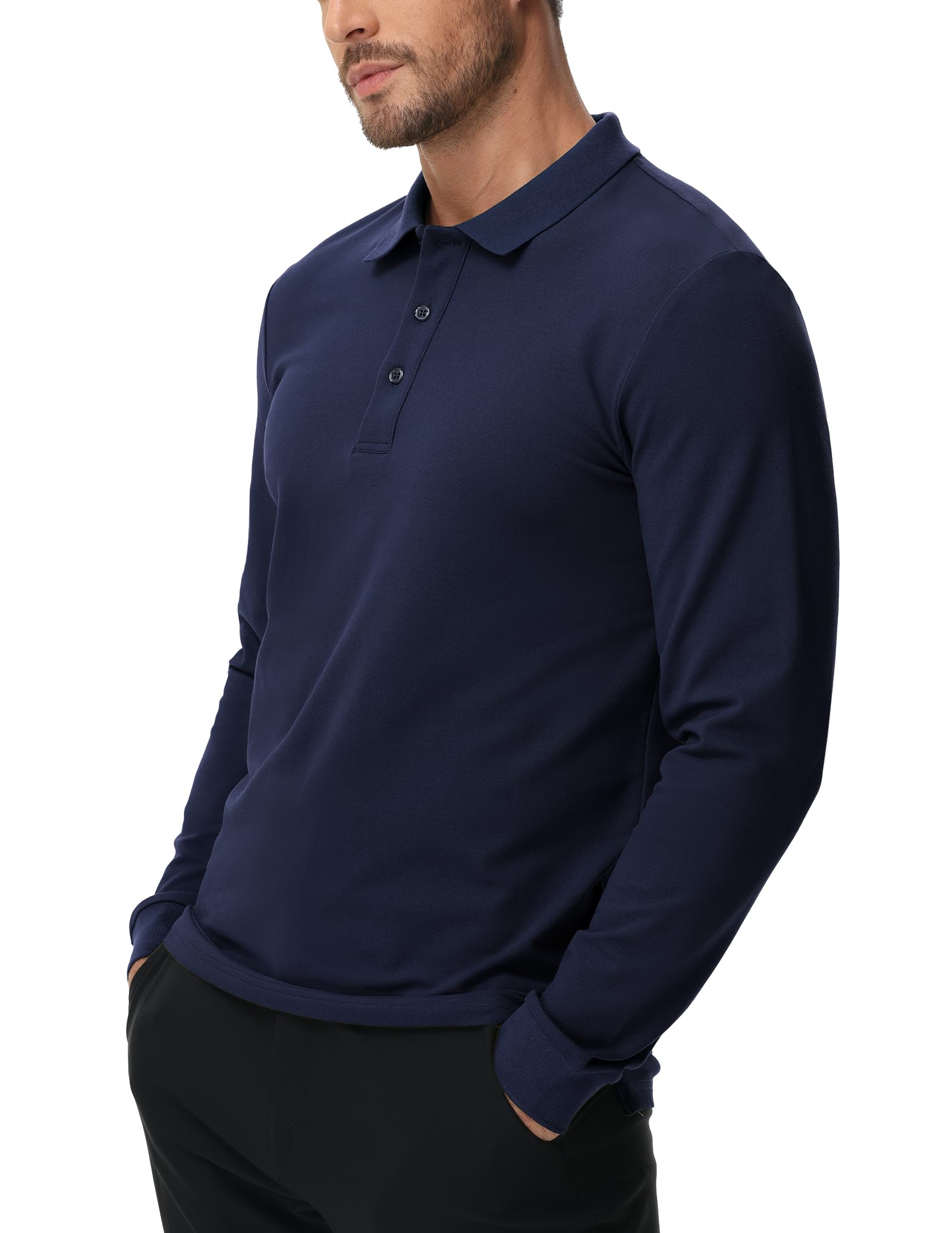 Men's Long Sleeve Polo Shirts