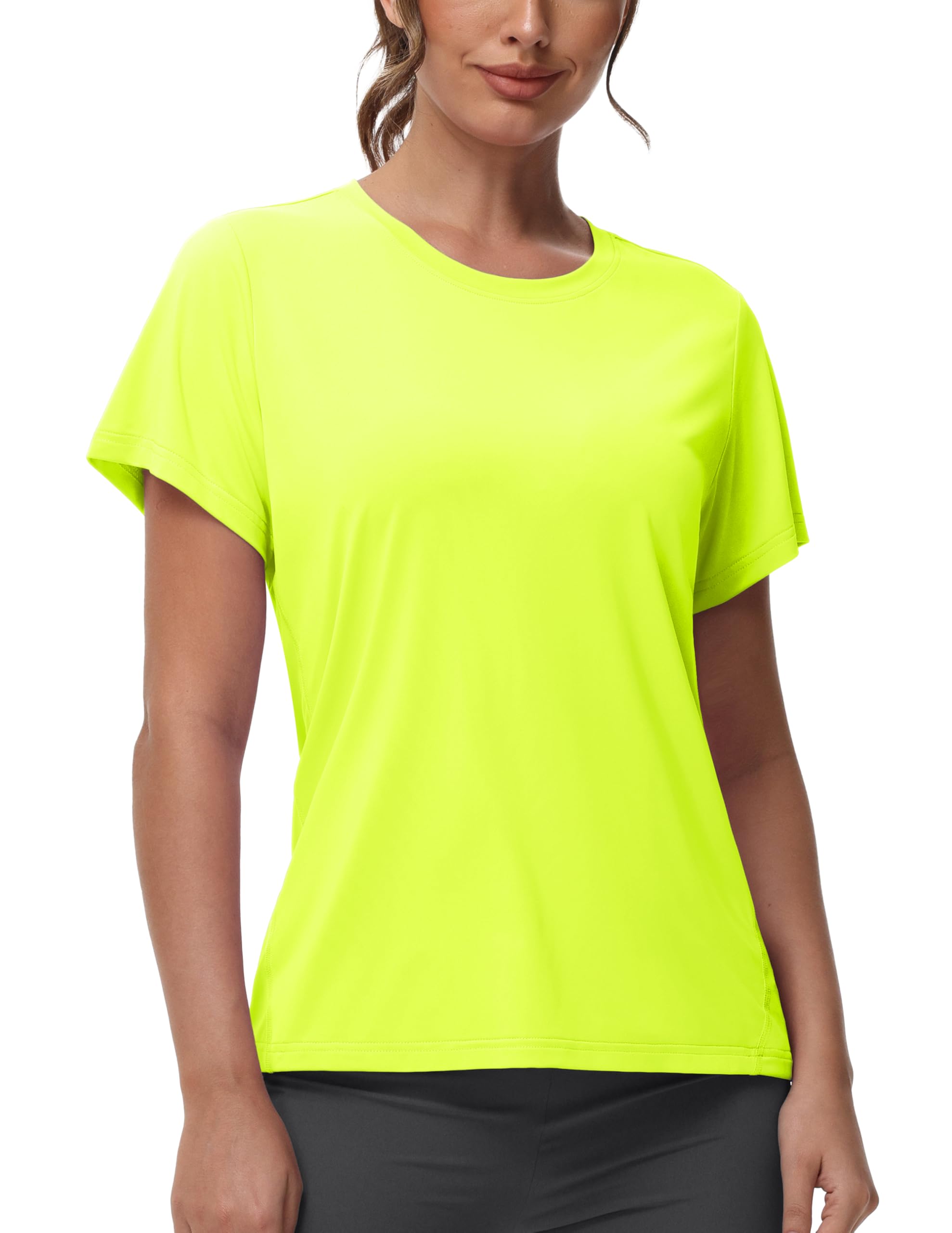 Women's Dry Fit Athletic Shirts Workout T-shirt Tops