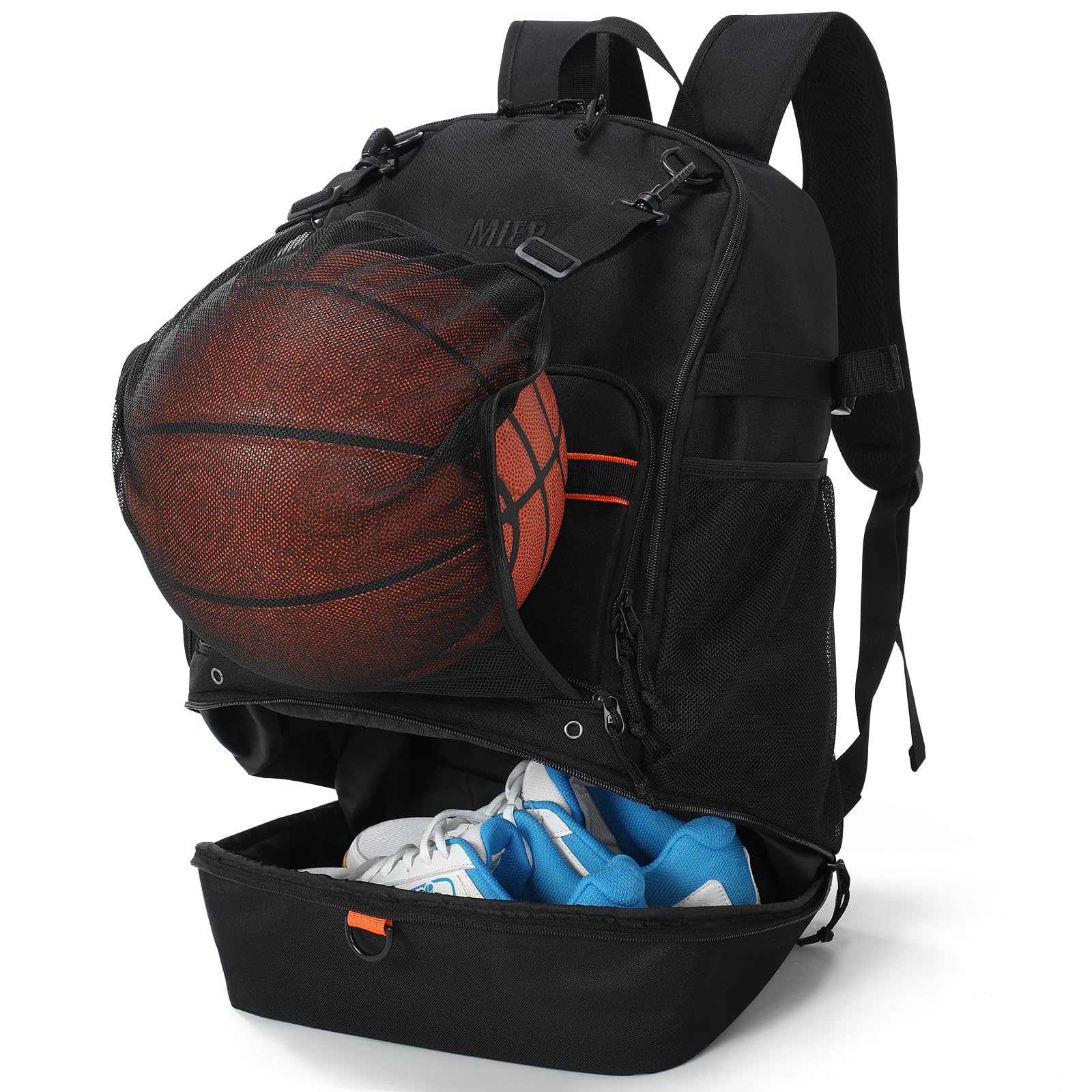 MIER Basketball Backpack Bags with Shoe Compartment