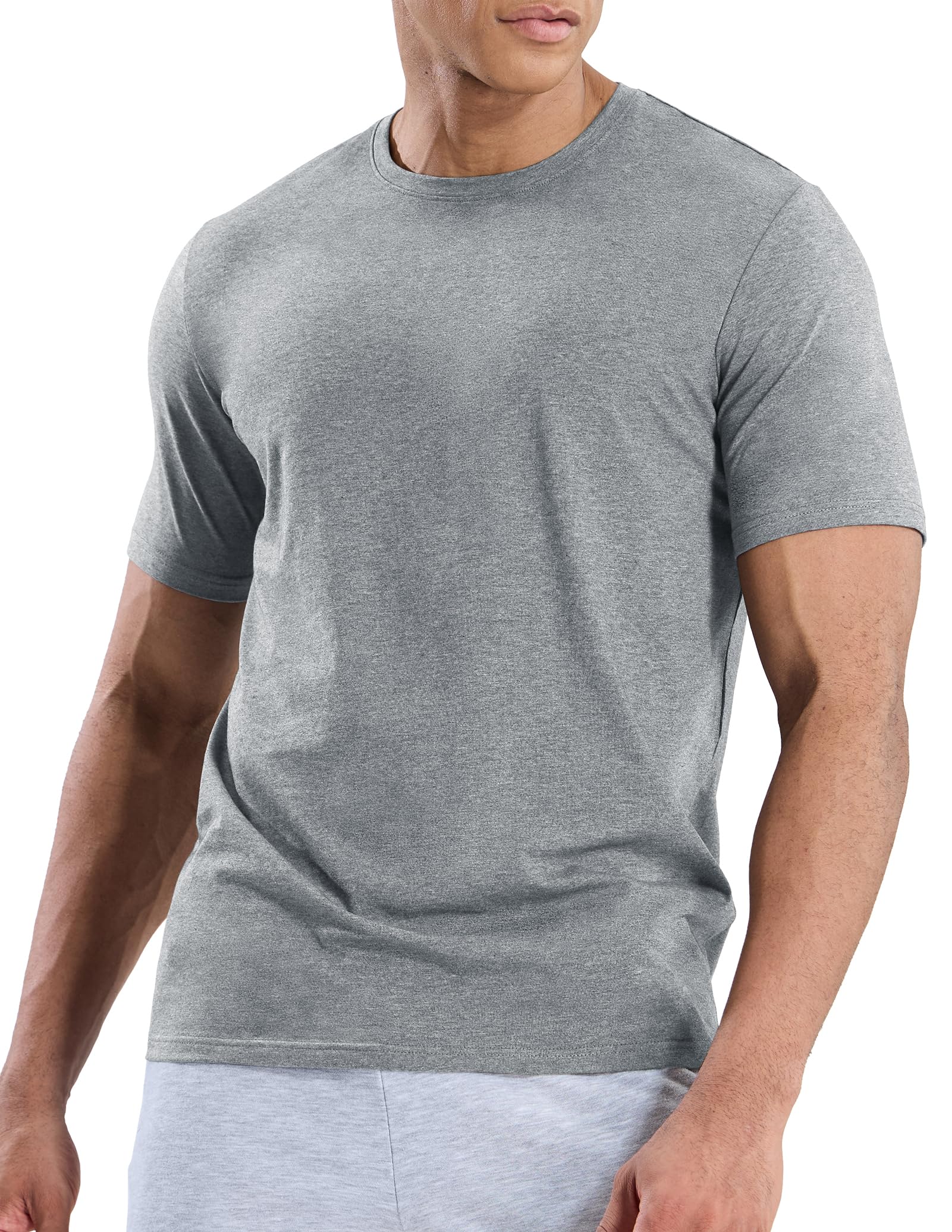 Men's Cotton T-Shirts Ultra Soft Tee Tops for Casual Work