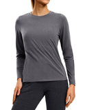 Women's Long Sleeve T-Shirts Dry Fit Active Tee Tops