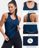 Women's Workout Tank Tops Sleeveless Athletic Dry Fit Shirts