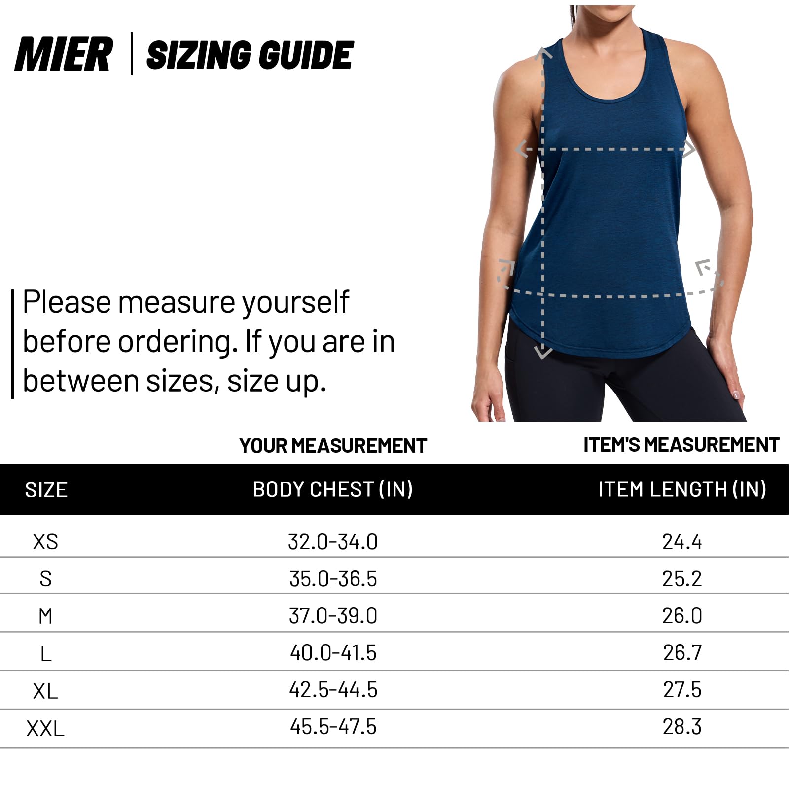 MIER Racerback Women’s Workout Tank Quick Dry Moisture Wicking and Stylish Women Tank Top