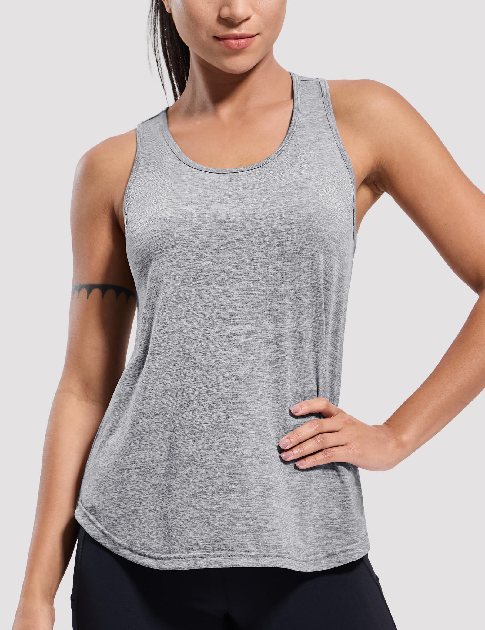 Women's Racerback Tank Tops for Workout Dry Fit Shirts