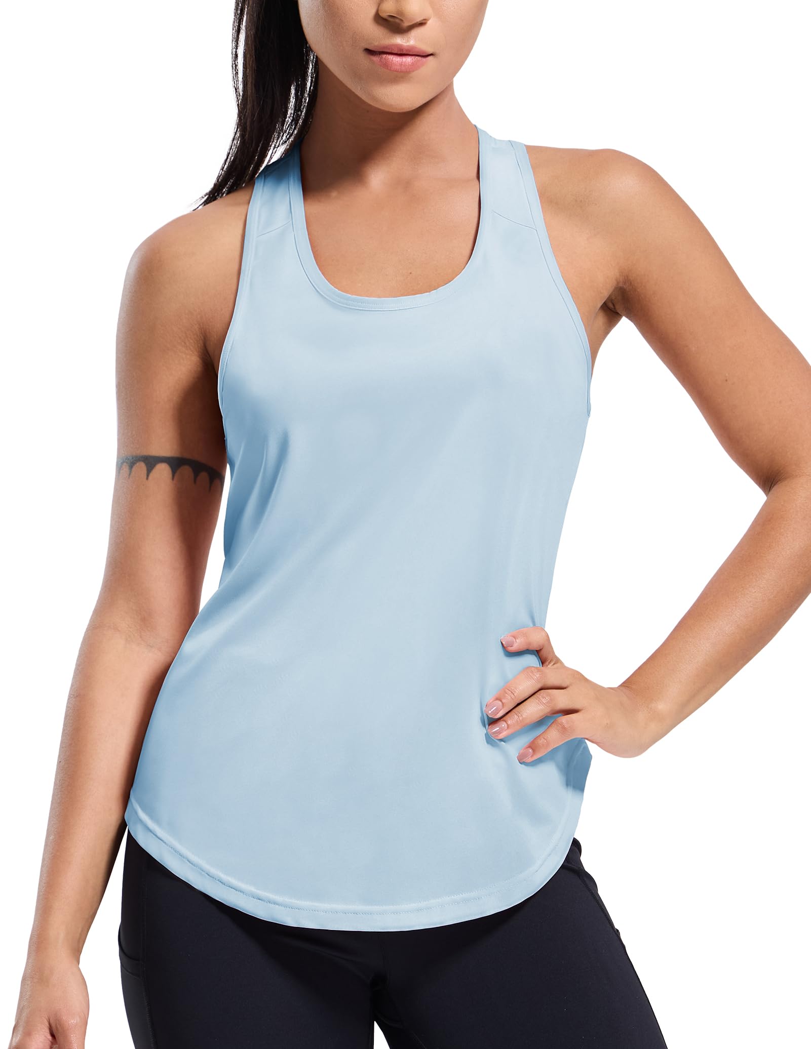 Women's Racerback Tank Tops Dry Fit Workout Shirts