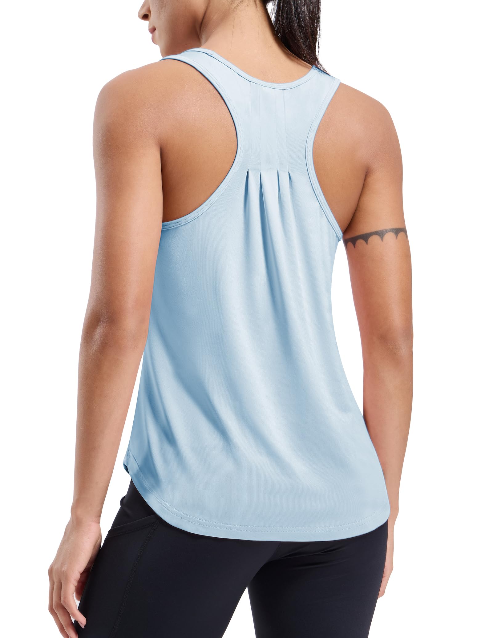 Women's Racerback Tank Tops for Workout Dry Fit Shirts