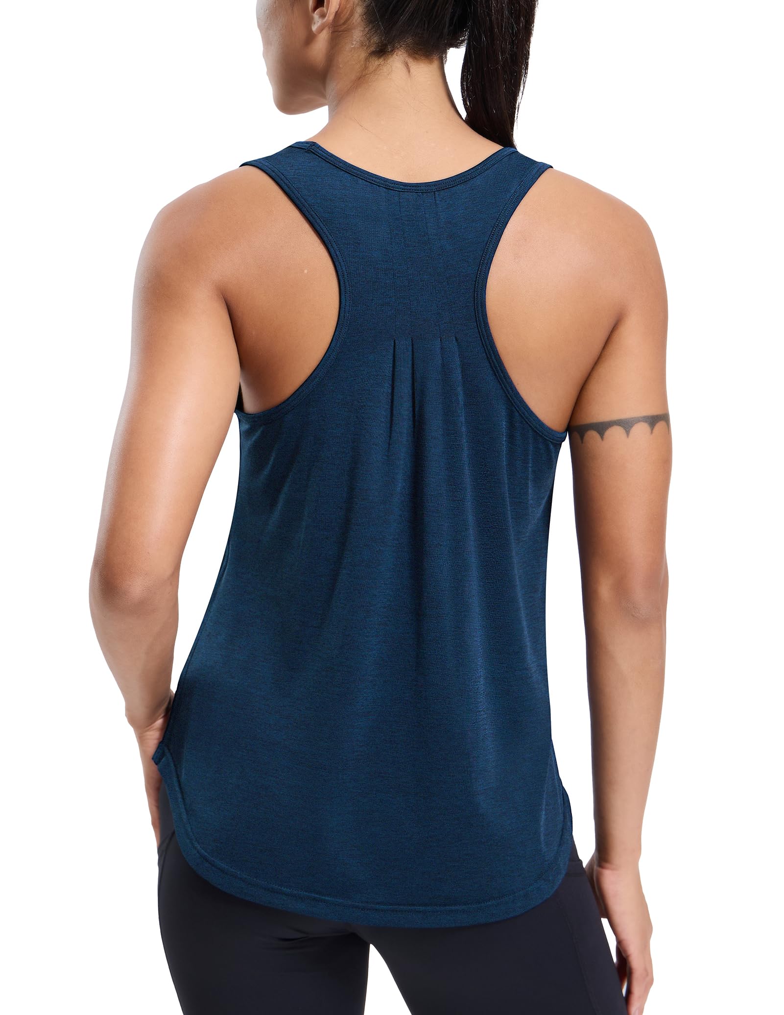 Women's Racerback Tank Tops for Workout Dry Fit Shirts