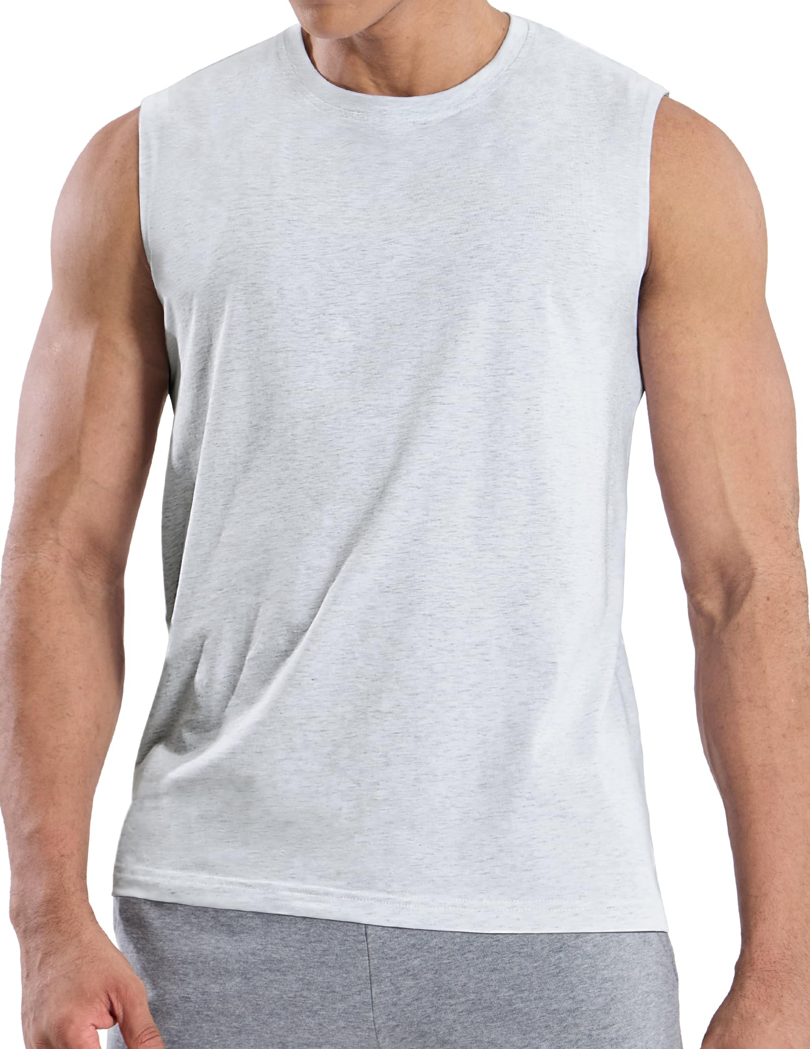 Men's Tank Tops Cotton Sleeveless Muscle Shirts